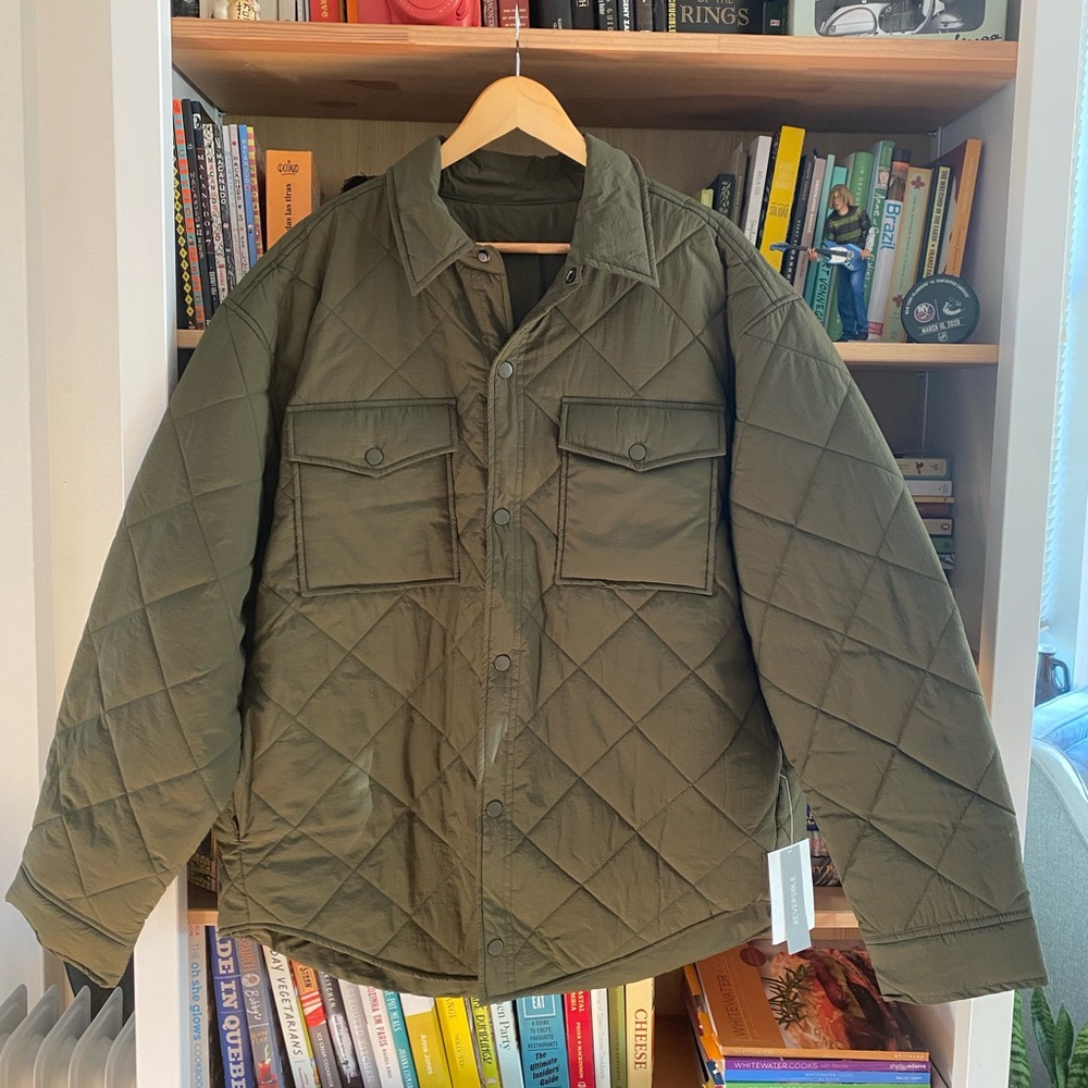 Reversible quilted coat (men)